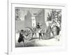 The First Steam Car Tested by the Inventor Cugnot at Arsenal in Paris in 1770-null-Framed Giclee Print