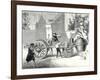 The First Steam Car Tested by the Inventor Cugnot at Arsenal in Paris in 1770-null-Framed Giclee Print