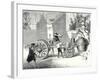 The First Steam Car Tested by the Inventor Cugnot at Arsenal in Paris in 1770-null-Framed Giclee Print