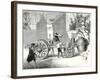 The First Steam Car Tested by the Inventor Cugnot at Arsenal in Paris in 1770-null-Framed Giclee Print