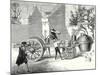 The First Steam Car Tested by the Inventor Cugnot at Arsenal in Paris in 1770-null-Mounted Giclee Print