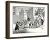 The First Steam Car Tested by the Inventor Cugnot at Arsenal in Paris in 1770-null-Framed Giclee Print