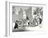 The First Steam Car Tested by the Inventor Cugnot at Arsenal in Paris in 1770-null-Framed Giclee Print