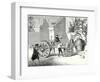 The First Steam Car Tested by the Inventor Cugnot at Arsenal in Paris in 1770-null-Framed Giclee Print