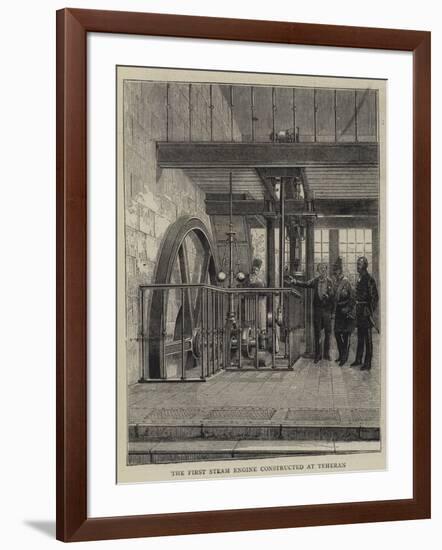 The First Steam Engine Constructed at Teheran-null-Framed Giclee Print