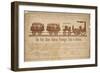 The First Steam Railroad Passenger Train in America-null-Framed Giclee Print