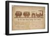 The First Steam Railroad Passenger Train in America-null-Framed Giclee Print