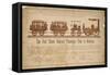 The First Steam Railroad Passenger Train in America-null-Framed Stretched Canvas