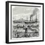 The First Steamship in Africa-null-Framed Giclee Print