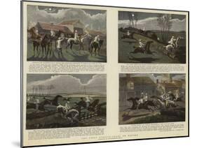 The First Steeple-Chase on Record-null-Mounted Giclee Print
