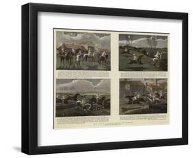 The First Steeple-Chase on Record-null-Framed Premium Giclee Print