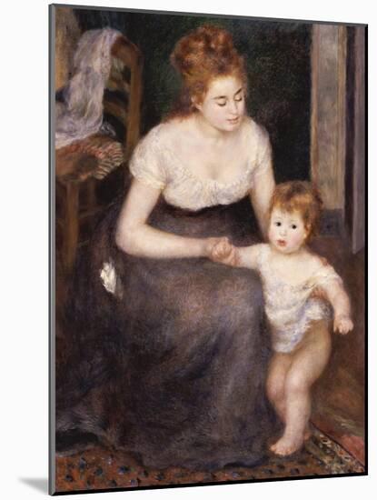 The First Step, 1876-Pierre-Auguste Renoir-Mounted Giclee Print