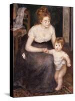 The First Step, 1876-Pierre-Auguste Renoir-Stretched Canvas