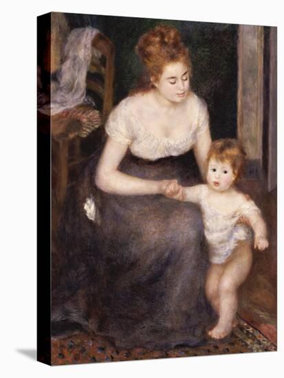 The First Step, 1876-Pierre-Auguste Renoir-Stretched Canvas