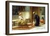 The First Steps, 1878-Frederick Arthur Bridgman-Framed Giclee Print