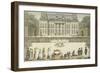 The First Steps of the King of Rome at the Chateau of Meudon, 19th Century-null-Framed Giclee Print