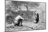 The First Steps-Jean-François Millet-Mounted Giclee Print