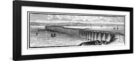 The First Tay Bridge from the South, Scotland, 1900-null-Framed Giclee Print