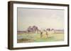 The First Tee at Royal St. George's, Sandwich, 1910-Herbert John Finn-Framed Giclee Print