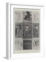 The First Test Match Between England and Australia at Edgbaston-Ralph Cleaver-Framed Giclee Print