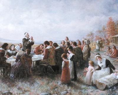 The First Thanksgiving' Posters - Jean Leon Gerome Ferris | AllPosters.com