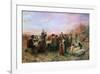 The First Thanksgiving-Jennie Augusta Brownscombe-Framed Giclee Print