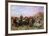 The First Thanksgiving-Jennie Augusta Brownscombe-Framed Giclee Print