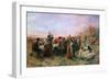 The First Thanksgiving-Jennie Augusta Brownscombe-Framed Giclee Print