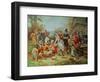 The First Thanksgiving-Jean Leon Gerome Ferris-Framed Giclee Print