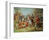 The First Thanksgiving-Jean Leon Gerome Ferris-Framed Giclee Print