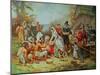 The First Thanksgiving-Jean Leon Gerome Ferris-Mounted Giclee Print