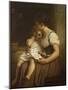 The First Thorns of Knowledge, 1864 (Oil on Canvas)-Hugues Merle-Mounted Giclee Print