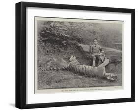 The First Tiger Shot by Prince Bughwan Singh, Aged Twelve-null-Framed Giclee Print