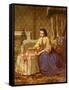 The First Toy-Ernest Gustave Girardot-Framed Stretched Canvas