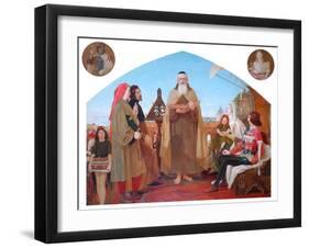 The First Translation of the Bible into English-Ford Madox Brown-Framed Giclee Print