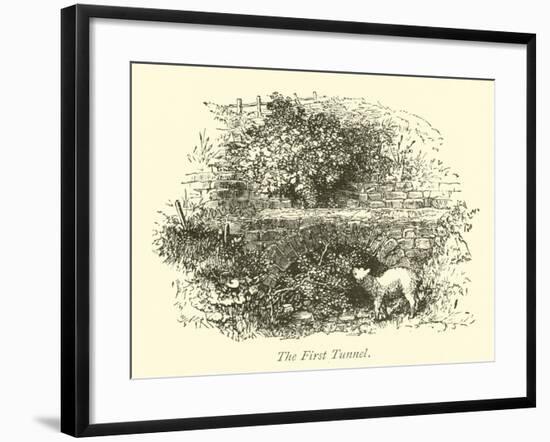 The First Tunnel-null-Framed Giclee Print