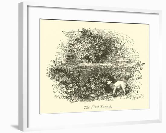 The First Tunnel-null-Framed Giclee Print