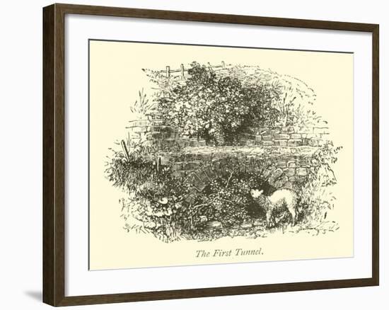 The First Tunnel-null-Framed Giclee Print