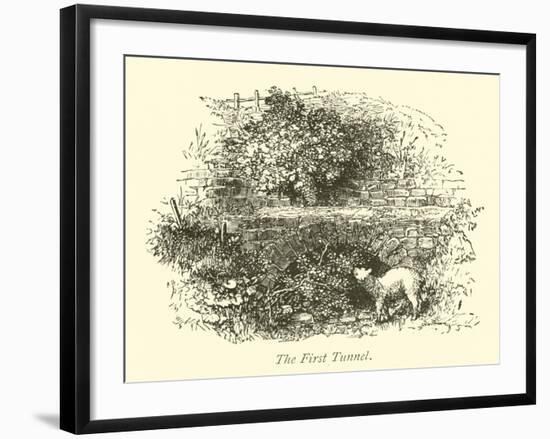 The First Tunnel-null-Framed Giclee Print