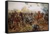 The First VC of the European War, 1914-Richard Caton Woodville II-Framed Stretched Canvas