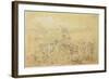 The First Virginia Cavalry at a Halt, from 'Harper's Weekly', 27th September 1862-Alfred R. Waud-Framed Giclee Print