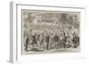 The First Visit of Victor Emmanuel to the Camp of the National Army at St Angelo-Frank Vizetelly-Framed Giclee Print