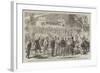 The First Visit of Victor Emmanuel to the Camp of the National Army at St Angelo-Frank Vizetelly-Framed Giclee Print