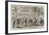 The First Visit of Victor Emmanuel to the Camp of the National Army at St Angelo-Frank Vizetelly-Framed Giclee Print