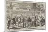 The First Visit of Victor Emmanuel to the Camp of the National Army at St Angelo-Frank Vizetelly-Mounted Giclee Print