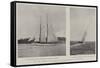 The First Voyages of the Kaiser's New Yacht, Meteor II, at New York-null-Framed Stretched Canvas