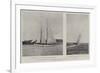 The First Voyages of the Kaiser's New Yacht, Meteor II, at New York-null-Framed Giclee Print