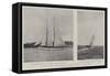 The First Voyages of the Kaiser's New Yacht, Meteor II, at New York-null-Framed Stretched Canvas