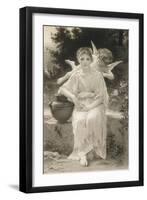 The First Whisper of Love, after Bouguereau-John Douglas Miller-Framed Premium Giclee Print