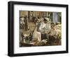 The First Wounded, London Hospital, 1914, 1914-Sir John Lavery-Framed Giclee Print